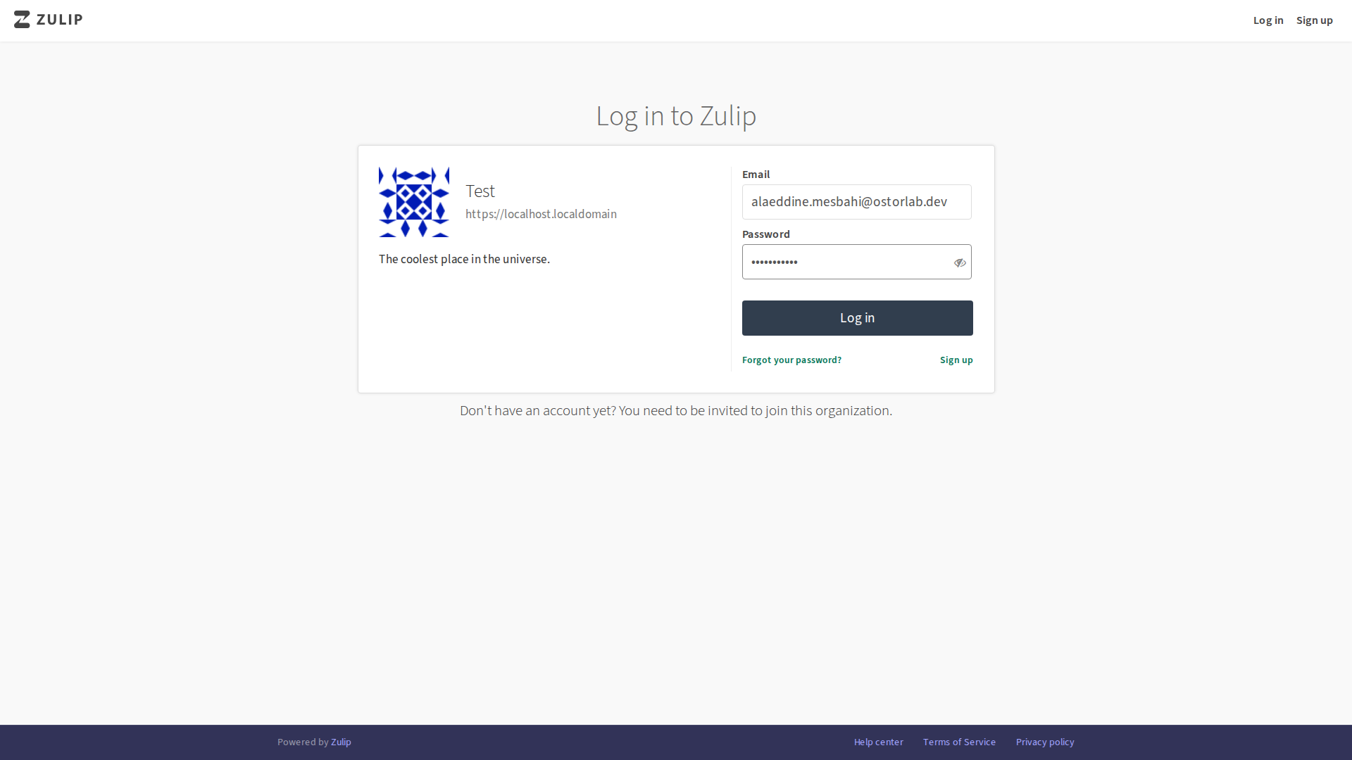 Login Page