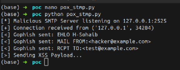 Sanitized SMTP error validation evidence