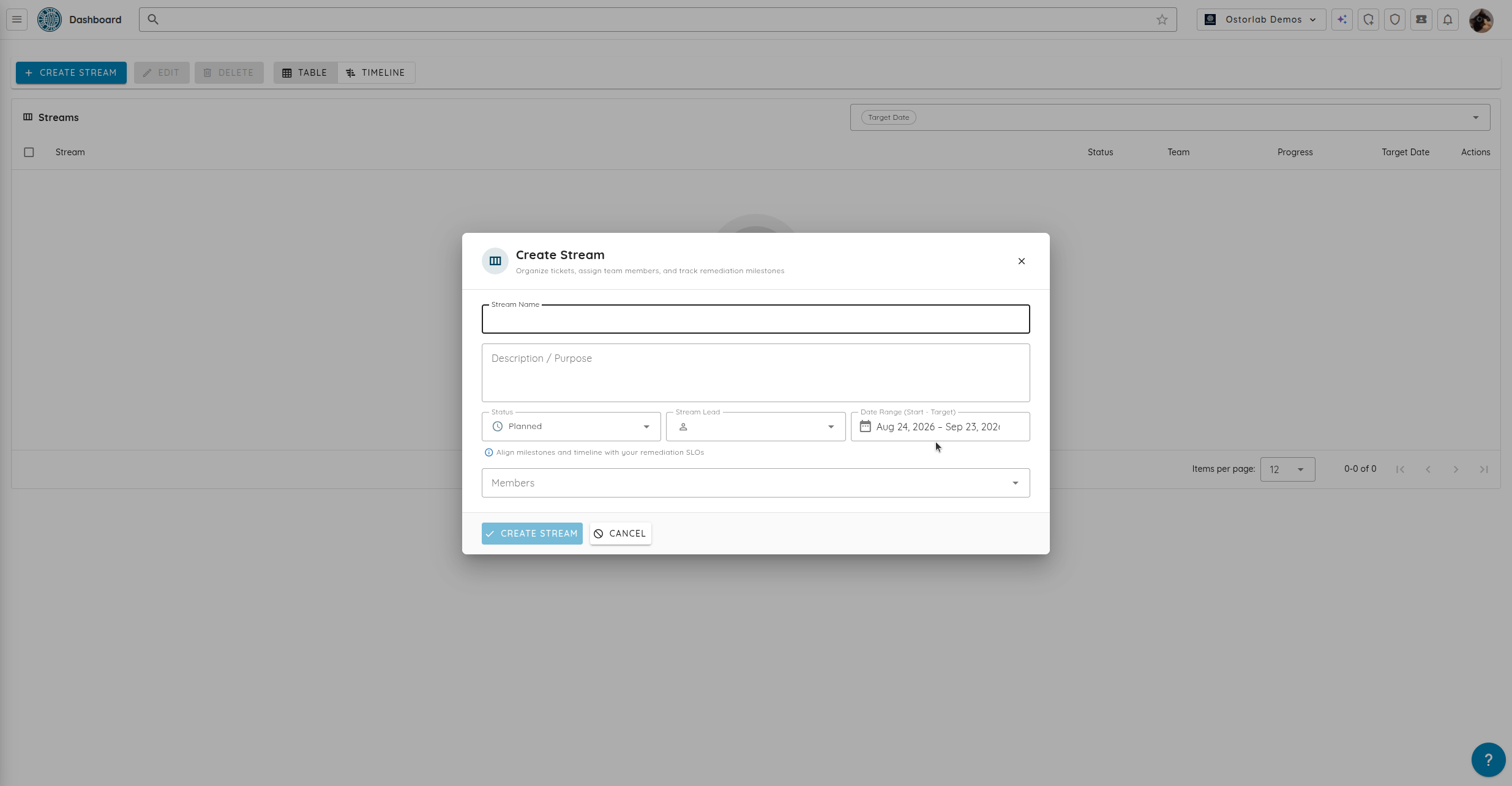 Configuring a Remediation Stream