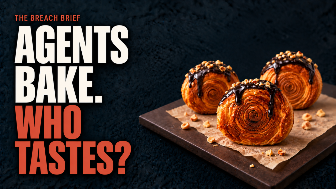 Agents Bake. Who Tastes ?